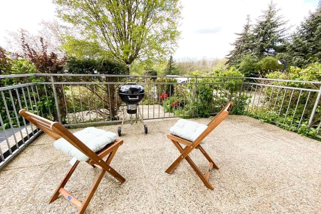 Apartment Am Auensee Mit Grosser Terrasse & Privat-Parkplatz Лайпциг Екстериор снимка